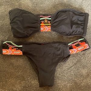 VS strapless bikini boho Victoria’s Secret swim